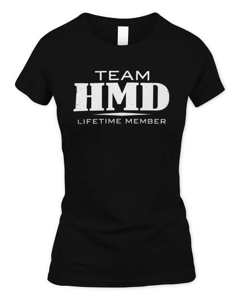 HMD BL62-K4-128 - Personalized “Team NAME Lifetime Member” - Women's Standard T-Shirt - Black