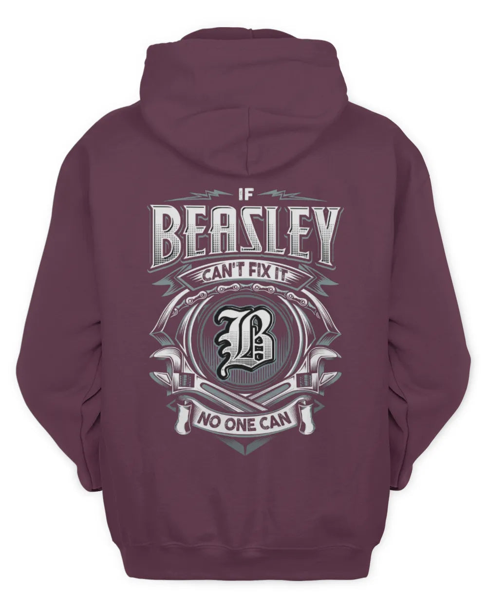BEASLEY AP81-K4-626 - Personalized Ahmed Quote Apparel “If Ahmed Can't Fix It, No One Can” - Unisex Hoodie - Maroon