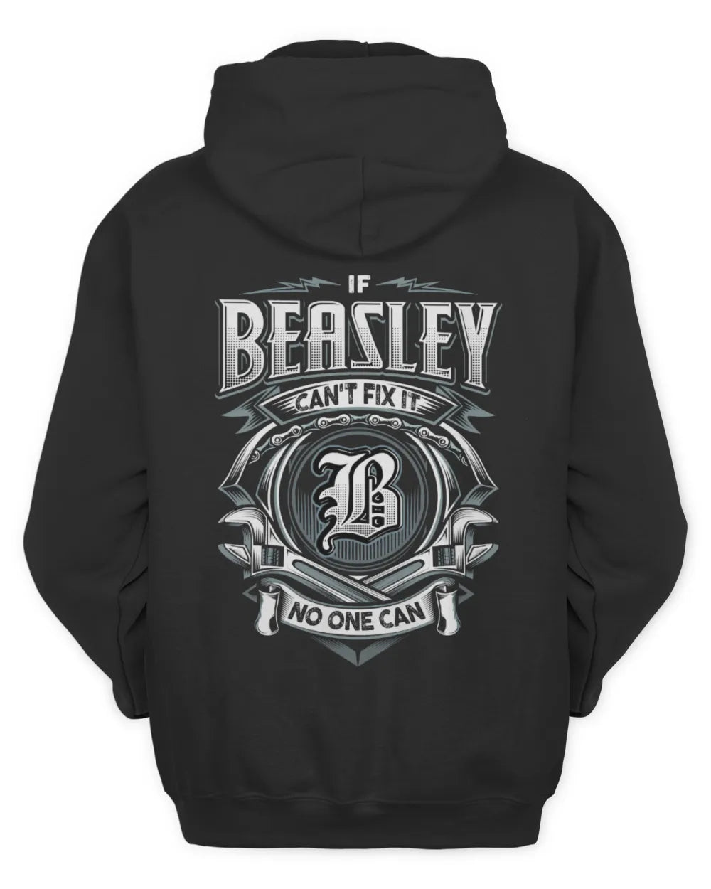BEASLEY AP81-K4-626 - Personalized Ahmed Quote Apparel “If Ahmed Can't Fix It, No One Can” - Unisex Hoodie - Black