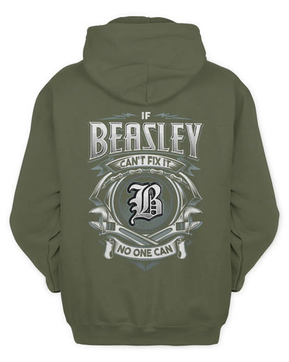 BEASLEY AP81-K4-626 - Personalized Ahmed Quote Apparel “If Ahmed Can't Fix It, No One Can” - Unisex Hoodie - Military Green