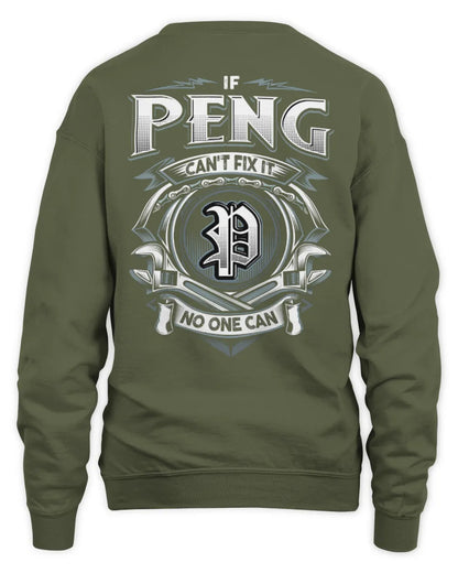 PENG AP81-K4-626 - Personalized Ahmed Quote Apparel “If Ahmed Can't Fix It, No One Can” - Unisex Sweatshirt - Military Green