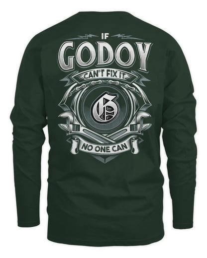 GODOY AP81-K4-626 - Personalized Ahmed Quote Apparel “If Ahmed Can't Fix It, No One Can” - Men's Long Sleeved T-Shirt - Forest Green