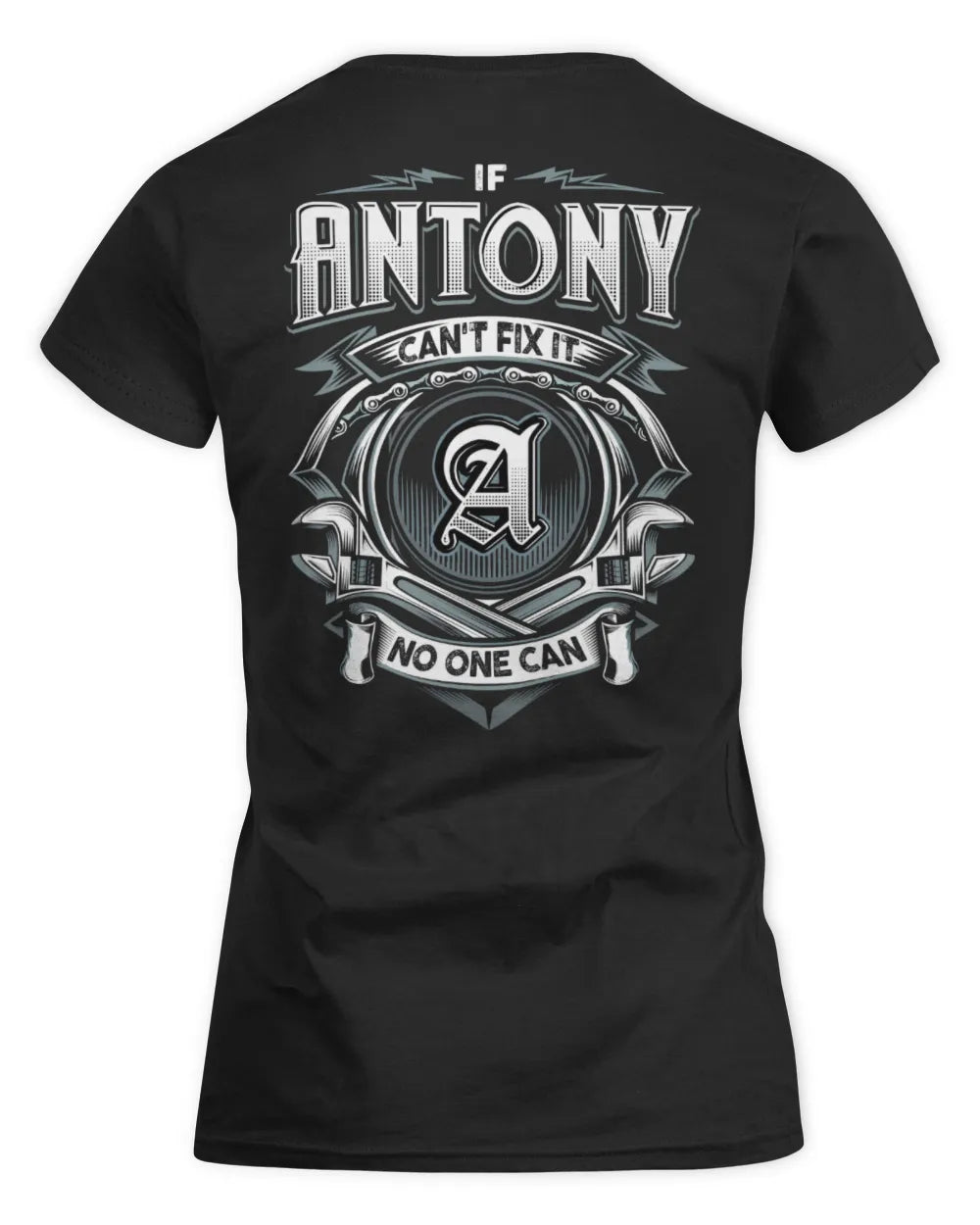 ANTONY AP81-K4-626 - Personalized Ahmed Quote Apparel “If Ahmed Can't Fix It, No One Can” - Women's Standard T-Shirt - Black