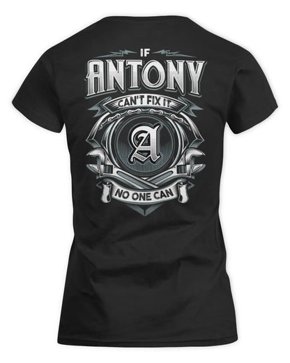 ANTONY AP81-K4-626 - Personalized Ahmed Quote Apparel “If Ahmed Can't Fix It, No One Can” - Women's Standard T-Shirt - Black