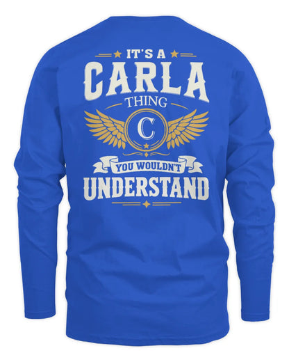 CARLA KT06-M008 It’s a [NAME] Thing – You Wouldn’t Understand | Personalized Vintage T-Shirt - Men's Long Sleeved T-Shirt - Royal