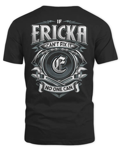 ERICKA AP81-K4-626 - Personalized Ahmed Quote Apparel “If Ahmed Can't Fix It, No One Can” - Unisex Standard T-Shirt - Black