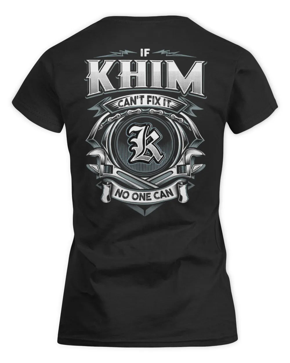 KHIM AP81-K4-626 - Personalized Ahmed Quote Apparel “If Ahmed Can't Fix It, No One Can” - Women's Standard T-Shirt - Black