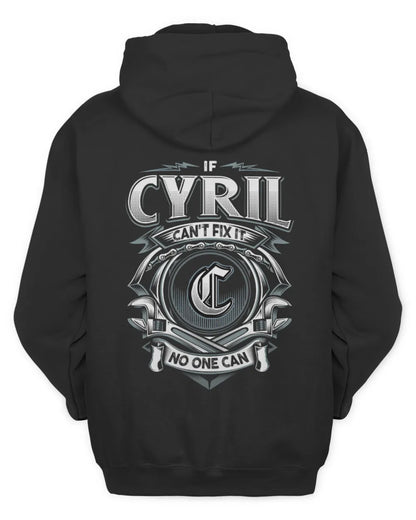 CYRIL AP81-K4-626 - Personalized Ahmed Quote Apparel “If Ahmed Can't Fix It, No One Can” - Unisex Hoodie - Black