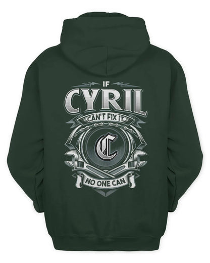 CYRIL AP81-K4-626 - Personalized Ahmed Quote Apparel “If Ahmed Can't Fix It, No One Can” - Unisex Hoodie - Forest Green