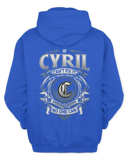 CYRIL AP81-K4-626 - Personalized Ahmed Quote Apparel “If Ahmed Can't Fix It, No One Can” - Unisex Hoodie - Royal