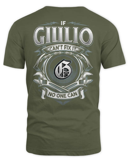 GIULIO AP81-K4-626 - Personalized Ahmed Quote Apparel “If Ahmed Can't Fix It, No One Can” - Unisex Standard T-Shirt - Military Green