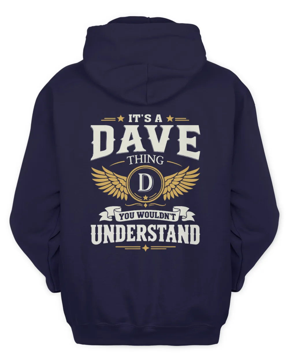 DAVE KT06-M008 It’s a [NAME] Thing – You Wouldn’t Understand | Personalized Vintage T-Shirt - Unisex Hoodie - Navy