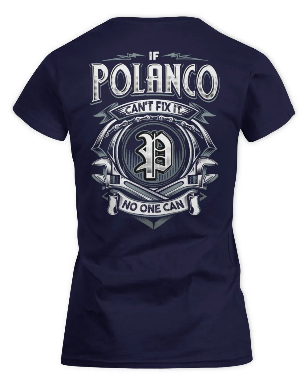POLANCO AP81-K4-626 - Personalized Ahmed Quote Apparel “If Ahmed Can't Fix It, No One Can” - Women's Standard T-Shirt - Navy