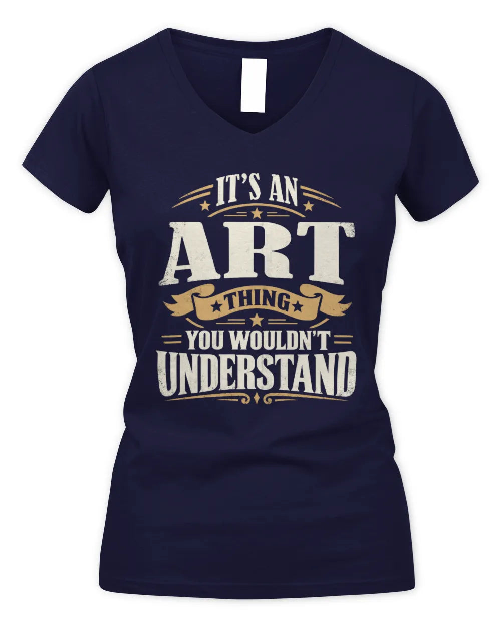 ART P08 TH51 - Personalized “It’s a/an [NAME] Thing – You Wouldn’t Understand” Shirt - Women's V-Neck T-Shirt - Navy