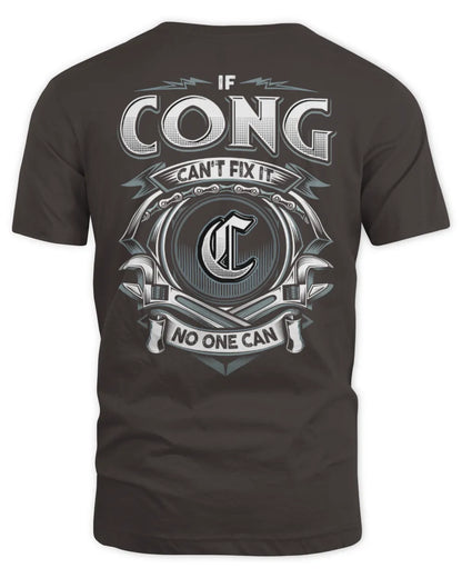 CONG AP81-K4-626 - Personalized Ahmed Quote Apparel “If Ahmed Can't Fix It, No One Can” - Unisex Standard T-Shirt - Dark Chocolate