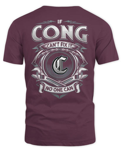 CONG AP81-K4-626 - Personalized Ahmed Quote Apparel “If Ahmed Can't Fix It, No One Can” - Unisex Standard T-Shirt - Maroon
