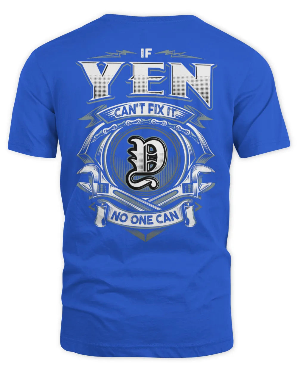 YEN AP81-K4-626 - Personalized Ahmed Quote Apparel “If Ahmed Can't Fix It, No One Can” - Unisex Standard T-Shirt - Royal
