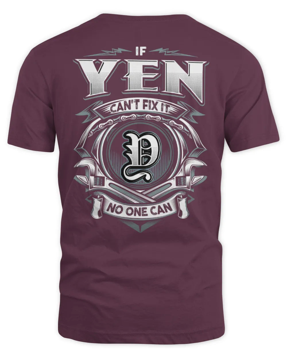 YEN AP81-K4-626 - Personalized Ahmed Quote Apparel “If Ahmed Can't Fix It, No One Can” - Unisex Standard T-Shirt - Maroon