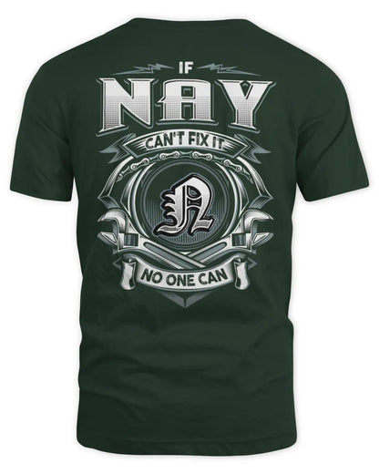 NAY AP81-K4-626 - Personalized Ahmed Quote Apparel “If Ahmed Can't Fix It, No One Can” - Unisex Standard T-Shirt - Forest Green