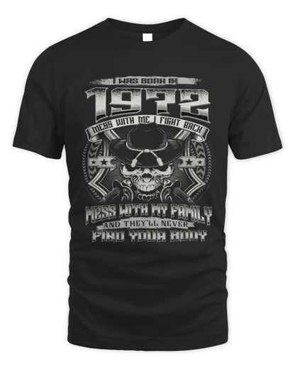 1972 HH89-K2 – Protective Family Quote T-Shirt - Unisex Standard T-Shirt - Black