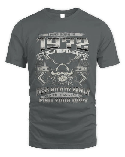 1972 HH89-K2 – Protective Family Quote T-Shirt - Unisex Standard T-Shirt - Charcoal