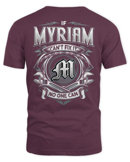 MYRIAM AP81-K4-626 - Personalized Ahmed Quote Apparel “If Ahmed Can't Fix It, No One Can” - Unisex Standard T-Shirt - Maroon