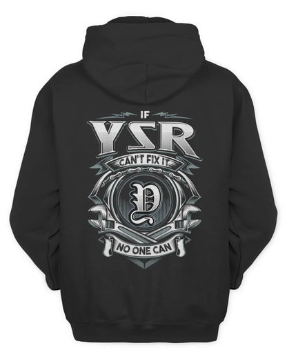 YSR AP81-K4-626 - Personalized Ahmed Quote Apparel “If Ahmed Can't Fix It, No One Can” - Unisex Hoodie - Black
