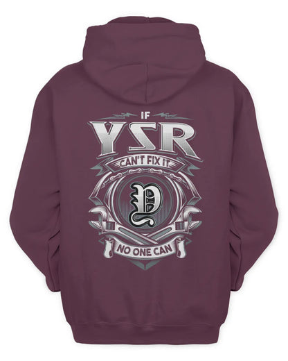YSR AP81-K4-626 - Personalized Ahmed Quote Apparel “If Ahmed Can't Fix It, No One Can” - Unisex Hoodie - Maroon