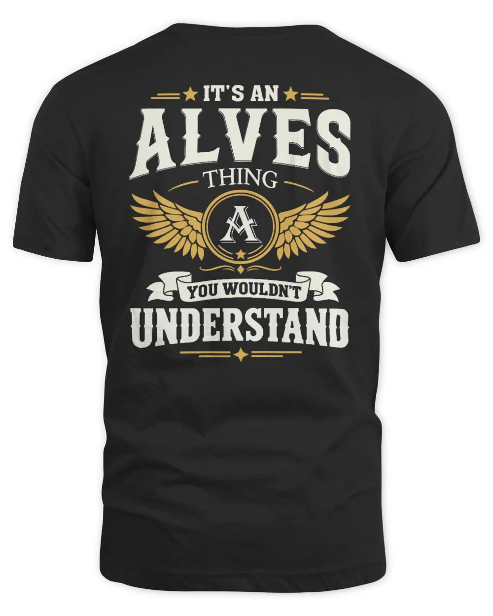 ALVES KT06-M008 It’s a [NAME] Thing – You Wouldn’t Understand | Personalized Vintage T-Shirt - Unisex Standard T-Shirt - Black