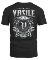 VASILE AP81-K4-626 - Personalized Ahmed Quote Apparel “If Ahmed Can't Fix It, No One Can” - Unisex Standard T-Shirt - Black