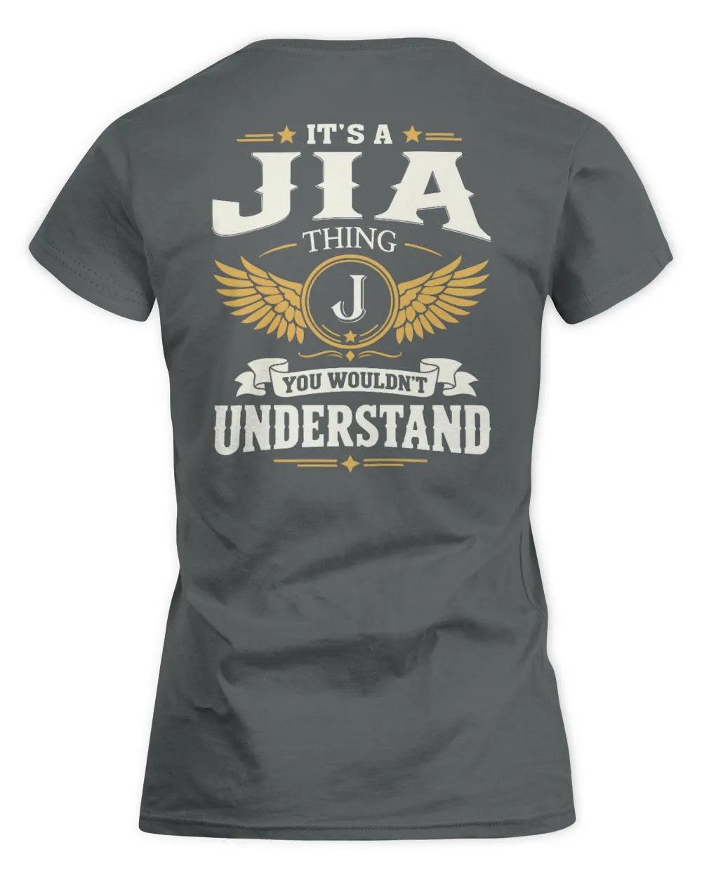 JIA KT06-M008 It’s a [NAME] Thing – You Wouldn’t Understand | Personalized Vintage T-Shirt - Women's Standard T-Shirt - Charcoal