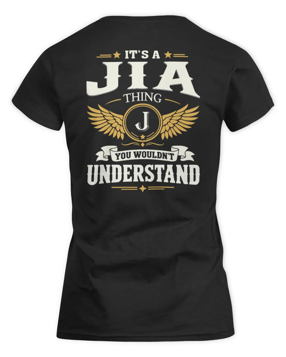 JIA KT06-M008 It’s a [NAME] Thing – You Wouldn’t Understand | Personalized Vintage T-Shirt - Women's Standard T-Shirt - Black