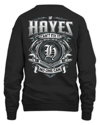 HAYES AP81-K4-626 - Personalized Ahmed Quote Apparel “If Ahmed Can't Fix It, No One Can” - Unisex Sweatshirt - Black