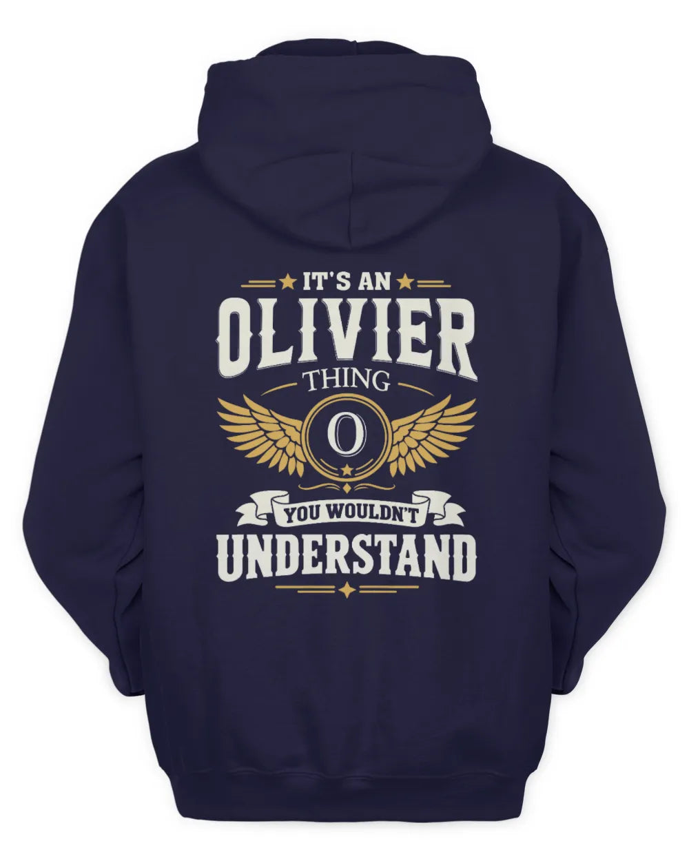 OLIVIER KT06-M008 It’s a [NAME] Thing – You Wouldn’t Understand | Personalized Vintage T-Shirt - Unisex Hoodie - Navy