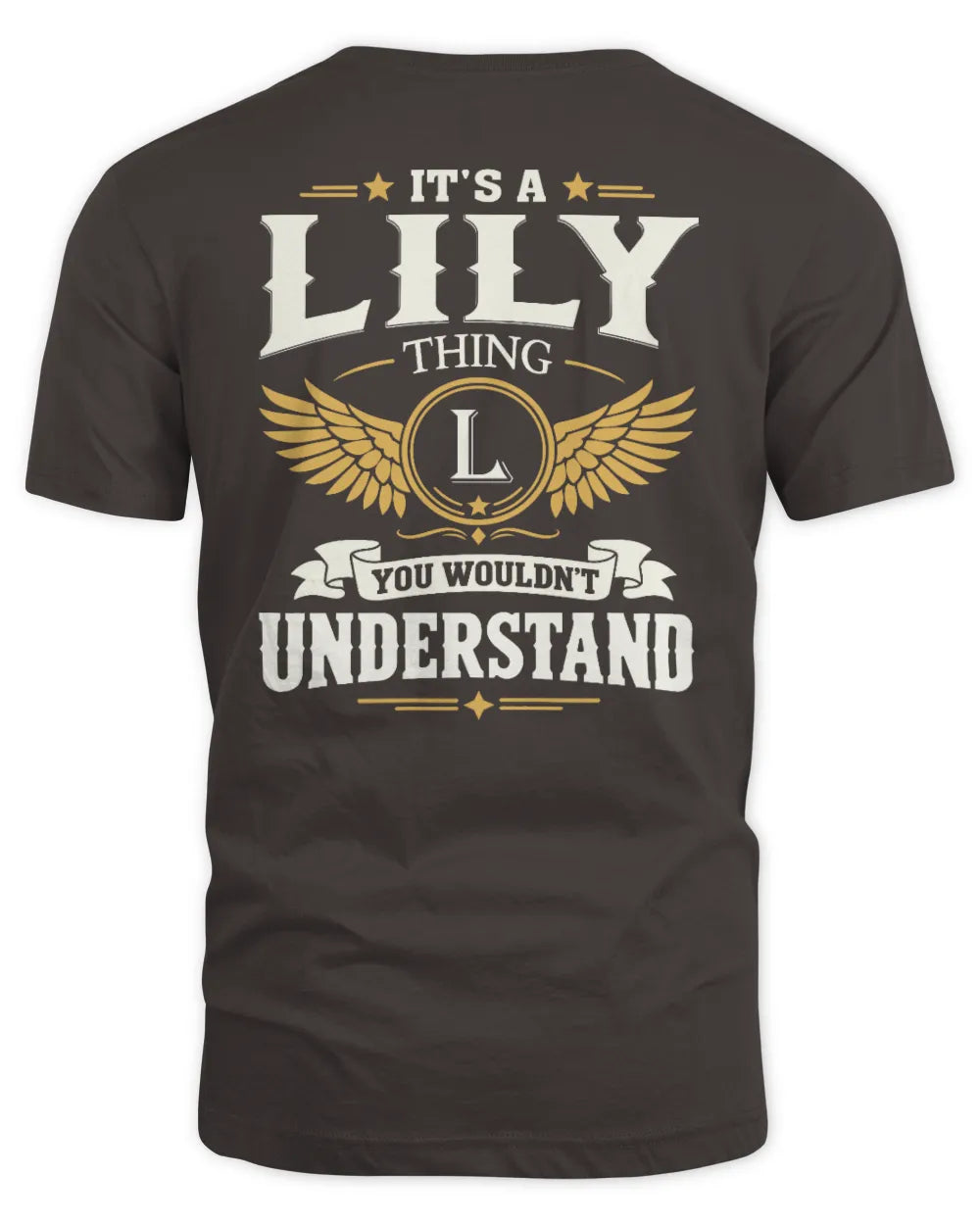 LILY KT06-M008 It’s a [NAME] Thing – You Wouldn’t Understand | Personalized Vintage T-Shirt - Unisex Standard T-Shirt - Dark Chocolate