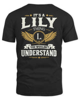 LILY KT06-M008 It’s a [NAME] Thing – You Wouldn’t Understand | Personalized Vintage T-Shirt - Unisex Standard T-Shirt - Black