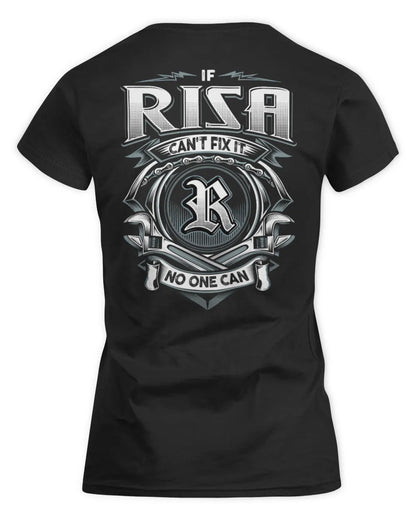 RISA AP81-K4-626 - Personalized Ahmed Quote Apparel “If Ahmed Can't Fix It, No One Can” - Women's Standard T-Shirt - Black