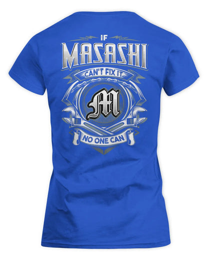 MASASHI AP81-K4-626 - Personalized Ahmed Quote Apparel “If Ahmed Can't Fix It, No One Can” - Women's Standard T-Shirt - Royal