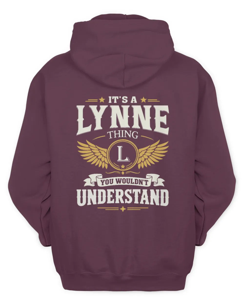 LYNNE KT06-M008 It’s a [NAME] Thing – You Wouldn’t Understand | Personalized Vintage T-Shirt - Unisex Hoodie - Maroon
