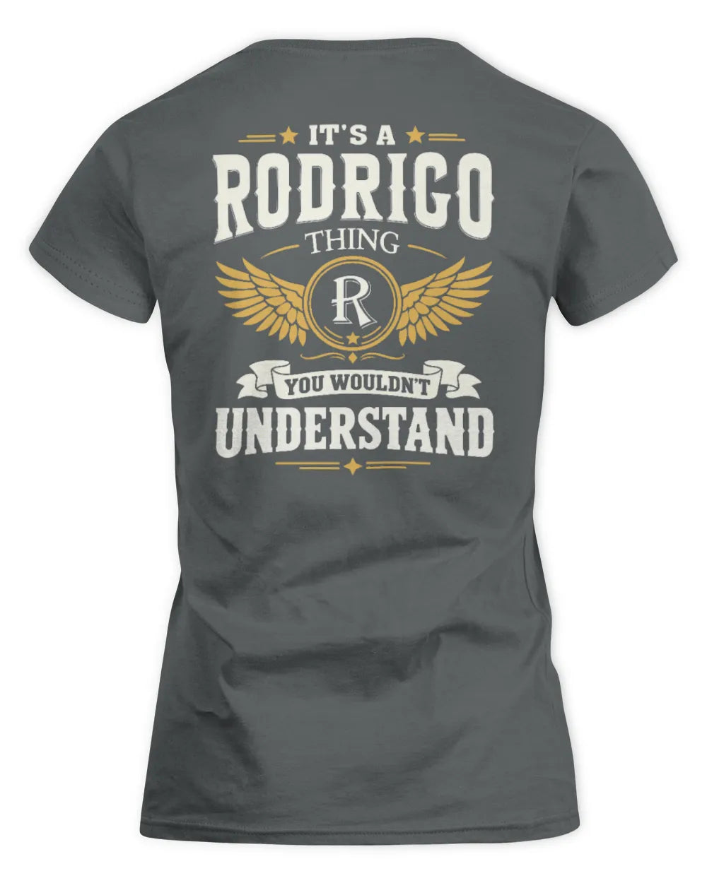 RODRIGO KT06-M008 It’s a [NAME] Thing – You Wouldn’t Understand | Personalized Vintage T-Shirt - Women's Standard T-Shirt - Charcoal