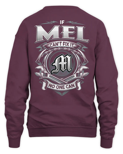 MEL AP81-K4-626 - Personalized Ahmed Quote Apparel “If Ahmed Can't Fix It, No One Can” - Unisex Sweatshirt - Maroon