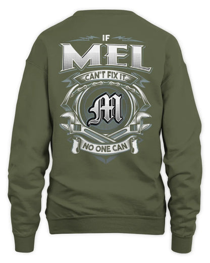 MEL AP81-K4-626 - Personalized Ahmed Quote Apparel “If Ahmed Can't Fix It, No One Can” - Unisex Sweatshirt - Military Green