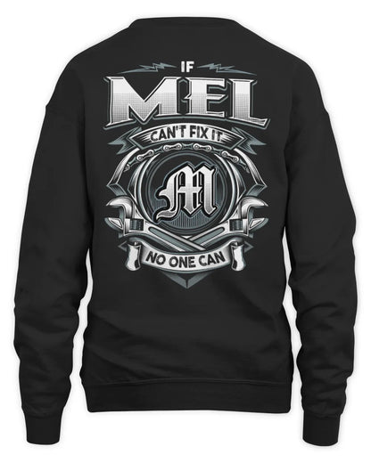 MEL AP81-K4-626 - Personalized Ahmed Quote Apparel “If Ahmed Can't Fix It, No One Can” - Unisex Sweatshirt - Black