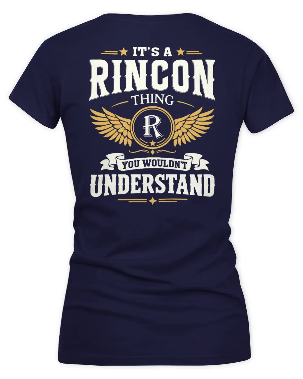 RINCON KT06-M008 It’s a [NAME] Thing – You Wouldn’t Understand | Personalized Vintage T-Shirt - Women's V-Neck T-Shirt - Navy