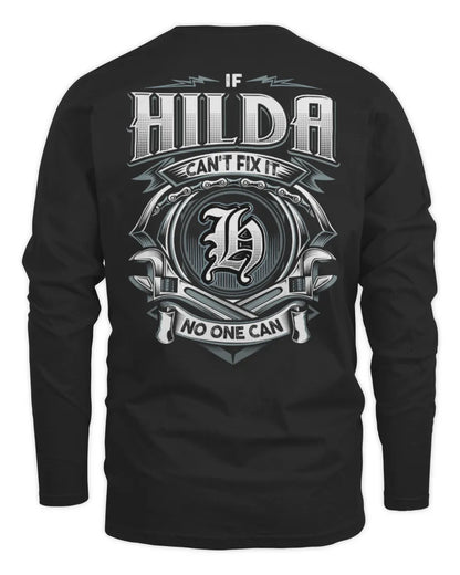 HILDA AP81-K4-626 - Personalized Ahmed Quote Apparel “If Ahmed Can't Fix It, No One Can” - Men's Long Sleeved T-Shirt - Black
