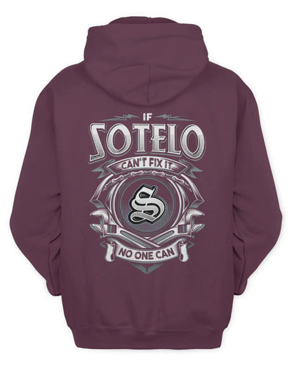 SOTELO AP81-K4-626 - Personalized Ahmed Quote Apparel “If Ahmed Can't Fix It, No One Can” - Unisex Hoodie - Maroon