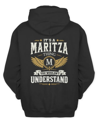 MARITZA KT06-M008 It’s a [NAME] Thing – You Wouldn’t Understand | Personalized Vintage T-Shirt - Unisex Hoodie - Black