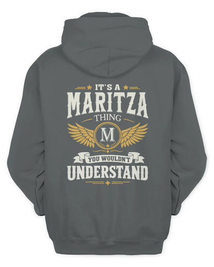 MARITZA KT06-M008 It’s a [NAME] Thing – You Wouldn’t Understand | Personalized Vintage T-Shirt - Unisex Hoodie - Charcoal