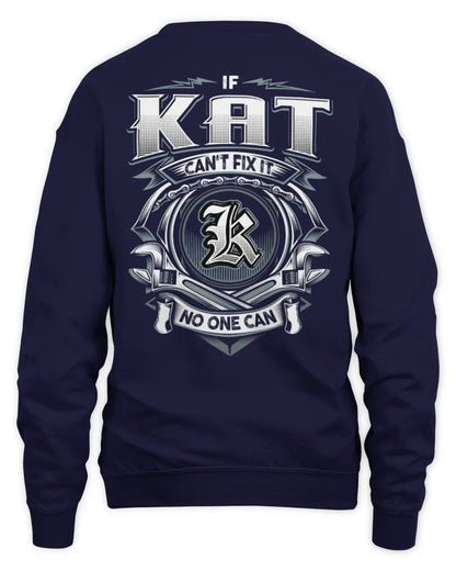 KAT AP81-K4-626 - Personalized Ahmed Quote Apparel “If Ahmed Can't Fix It, No One Can” - Unisex Sweatshirt - Navy