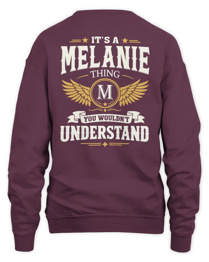 MELANIE KT06-M008 It’s a [NAME] Thing – You Wouldn’t Understand | Personalized Vintage T-Shirt - Unisex Sweatshirt - Maroon